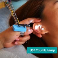 Led Thumb Light Otoscope Adjustable Light Usb Ear Nose Throat Check Clinical Diagnostic Earpick Wax Remover Earwax Cleaner