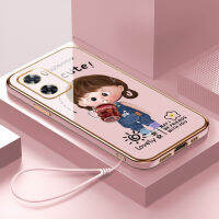 เคสสำหรับ OPPO A57 A78 A77S A17K A98 5G A77ชุบหรูหรา6D สาวน่ารักดื่มโคล่าซิลิโคนเคสโทรศัพท์