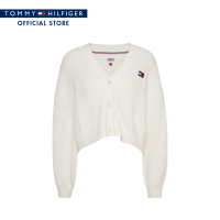 Tommy Hilfiger เสื้อสเวตเตอร์ผู้หญิง รุ่น DW0DW16531 YBH - สีขาว