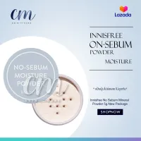Innisfree No Sebum Mineral Powder 5g. [2019 New Packaging] แป้งฝุ่นคุมมัน ล็อตใหม่