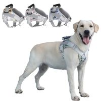 Big Dog Harness Vest Durable Reflective Pet Chest Strap for French-Bulldog Harness German Shepherd Pug Walking Training Supplies Collars