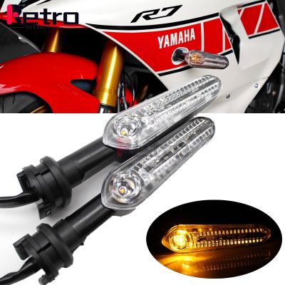 Yamaher ไฟสัญญาณเลี้ยว LED สำหรับ YAMAHA YZF R1 R3 R6 R7 R9 R15 R25 R15 R125 R6S R1M R1S ไฟกะพริบ2002-23ไฟแสดงสถานะรถจักรยานยนต์