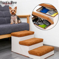 Burts-Dog Stair บันไดสุนัข บันไดกระดาษลูกฟูก รุ่น Giant Step สำหรับขึ้นเตียง โซฟา .Love Pet Supplies Dog Ladder พับขั้นบันไดรับสุนัขขึ้นและลงฟรีบันไดสำหรับสุนัขและแมว