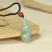 【CW】 Hot Selling Hand-carve Hetian Cyan Necklace Pendant Fashion Jewelry Accessories Men Luck Gifts 1