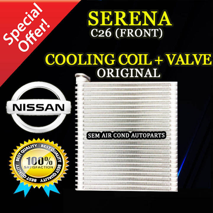 NISSAN SERENA C26 ORIGINAL FRONT COOLING COIL + EXPANSION VALVE (CAR