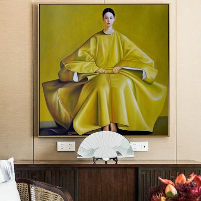 Splendid Attire Korean Japanese East Woman Canvas Painting Wall Art Picture For Living Room Home Decor Solemn Posters And Prints