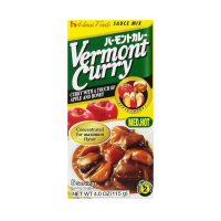 เฮ้าส์ เครื่องแกงกะหรี่ แบบก้อน เผ็ดกลาง 115 กรัม - Japanese Vermont Curry Medium Hot 6 Servings 115g