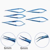 Ophthalmic Instrument Castroviejo Needle Holders Titanium 6Mm Tip Ophthalmic Needle Holder  Dental Forceps Holding Tool