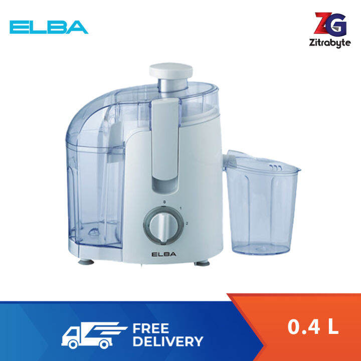 ELBA 0.4L Juice Extractor EJEA0435(WH) 2Speed Safety Locking