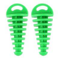 2X Muffler Pipe Exhaust Wash Plug for Motorcycle Dirt Bike ATV 2 4 Stroke, Green