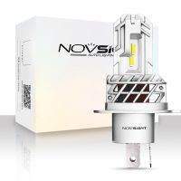 NOVSIGHT Motorcycle Headlight H4 Led 5000LM 6000K Motorbike Light 25W Super White Moped Scooter Outdoor Lighting Hi-Lo Lights