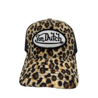 Von Dutch หมวกกํามะหยี่ลายเสือดาว
 cs