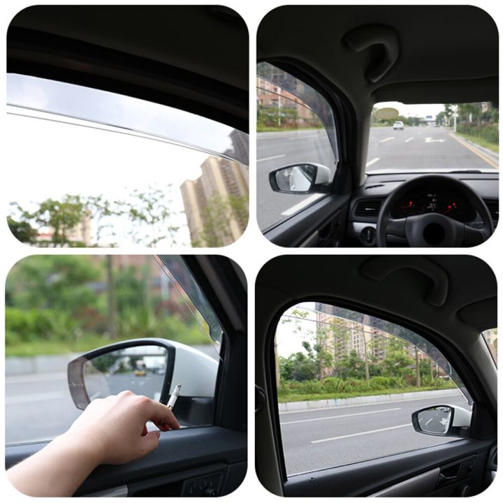 สำหรับ-xt5คาดิลแลค2016-2021ที่บังแดดหน้าต่างรถที่บังฝนชีลด์ที่บังแสงกระจกรถที่กำบังภาพกรอบอุปกรณ์สติกเกอร์ภายนอก