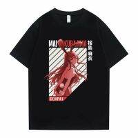 [S-5XL]เสื้อยืด พิมพ์ลายกราฟิกอนิเมะ Young Pig Head Boy Will Not Dream of Bunny Girl Senior Sakurajima Mai Portrait สําห