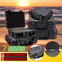 ℗○☞ 7 Sizes Waterproof Hard Carry Case Bag Tool Kits with Sponge Storage Box Camera Safety Protector Organizer Hardware Tool box