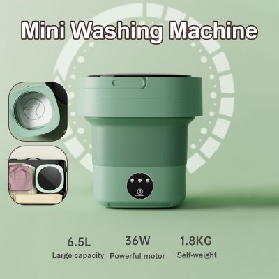 【hot】✉◎  6.5L Washing Machine Baby Socks Panties Washer Spin Dry 3 for RV Self-Drive Camp