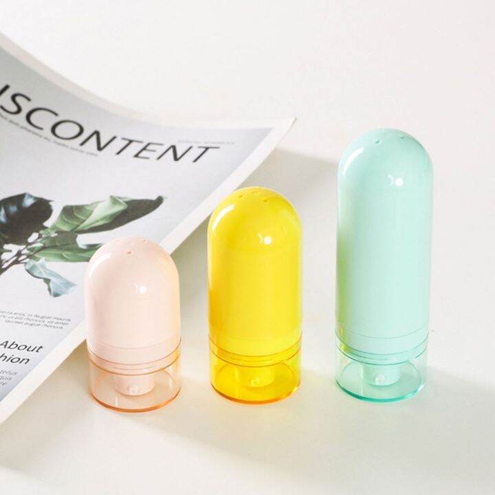 EXCES Plastic Portable Shampoo Shower Gel Hand Cream Gel Sample Refillable Bottle Inverted