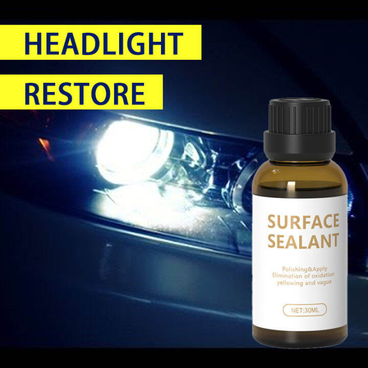 Headlight Restorer Car Headlight Repair Kit Headlight Restoration For