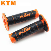 สำหรับ KTM ดยุคอาซี125 200 390 690 990 7/8 22มม. มือจับแฮนด์รถจักรยานยนต์ที่จับเจลสายยางอุปกรณ์เสริมที่แก้ไขแล้วสีส้ม