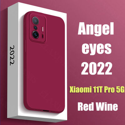 เคสอ่อนสำหรับ Xiaomi 11T 5G/11T Pro 5G เคสโทรศัพท์ของแท้แบบใหม่เลนส์ออกแบบ Angel Eyes กันกระแทกปกป้องเต็มรูปแบบฝาหลัง