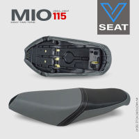 เบาะ MIO 115 ปี 2004-2007 เทาทูโทน ( V Seat เบาะรถมอเตอร์ไซค์ )