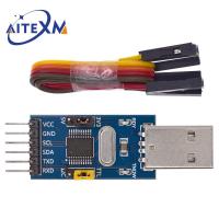 CH341T V3 2 IN 1 โมดูล 3.3V 5V USB เป็น I2C IIC UART USB เป็น TTL Single-Chip Serial Port Downloader