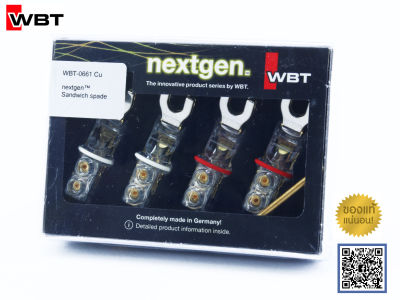 ของแท้จากตัวแทน WBT-0661 / 0681 Cu nextgen Sandwich Spade NEW Version หัวก้ามปู audio grade / ร้าน All Cable