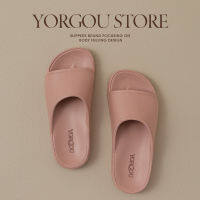 New style Yuangang Birken รองเท้าแตะและรองเท้าแตะสำหรับผู้หญิงสำหรับฤดูร้อนกันลื่น eva พื้นนุ่มเหยียบอึบ้านในร่มผู้ชายลากฤดูร้อน