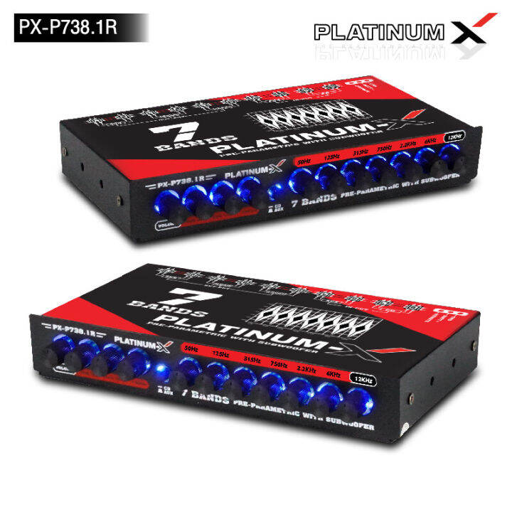 platinum-x-ปรีแอมป์-7แบนด์-ซับแยก-มีหลายสเปคให้เลือก-ปรับเสียงได้ทุกย่านความถี่-ปรีโม-โมแรงๆ-แจ๊คทิฟฟานี่-ปรับเสียงดี-ปรีแอมป์รถยนต์-ปรี