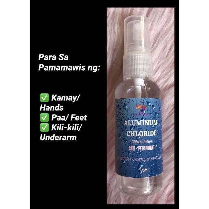【COD】 Anti perspirant Aluminum Chloride 30 Solution 50ml Lazada PH