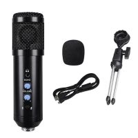 USB Computer Recording Live Equipment Microphone Voice Game for Laptop Desktop PC