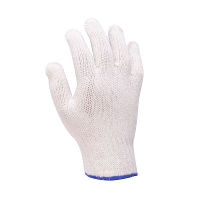 ถุงมือผ้าคอตตอน PARAGON รุ่น 75-566428 ขนาด 600 กรัม สีขาวขอบน้ำเงิน  [ส่งเร็วส่งไว มีเก็บเงินปลายทาง]