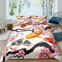 ZEIMON Golden Fish Duvet Cover Queen Bedding Set 3D Bed Girls Full Size Bed Quilt Cover Sets Twin Unisex Home Textiles