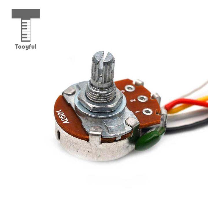 tooyful-durable-jazz-bass-circuit-wiring-harness-kit-tone-volume-control-a250k-b250k-pots-socket