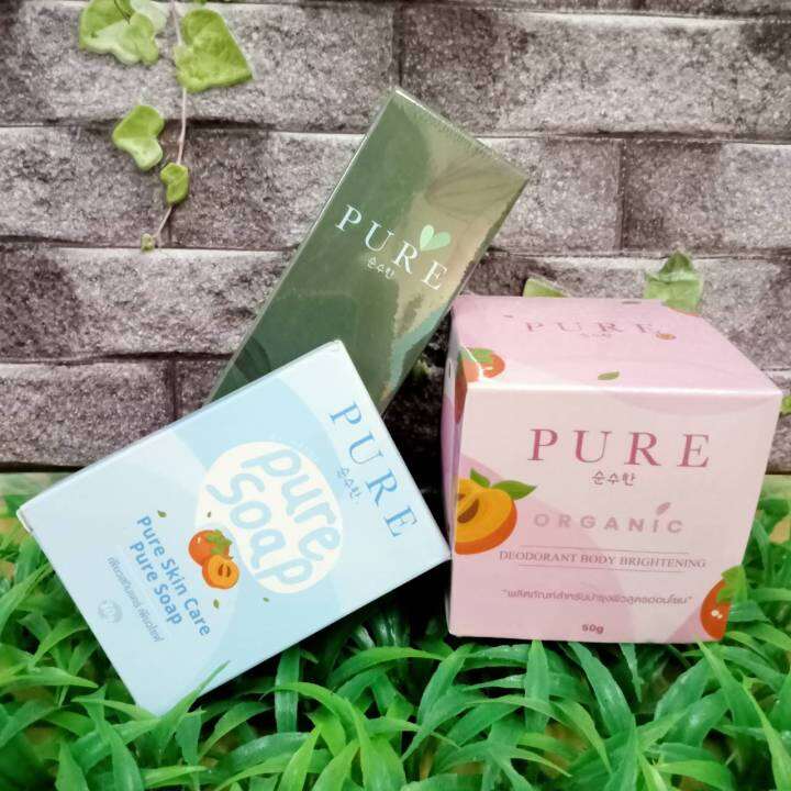 ซื้อ2-ได้ถึง3-ครีมทารักแร้เพียว-เพียวออยล์-แถมสบู่-pure-dry-serum