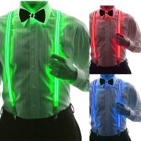 【YD】 Men Woman Suspenders Wedding Costumes Clothing Accessories In The Dark