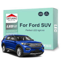 LED ภายในหลอดไฟชุดสำหรับ Ford Escape Kuga Explorer Edge Expedition Territory 1991-2022รถในร่มโคมไฟ Canbus