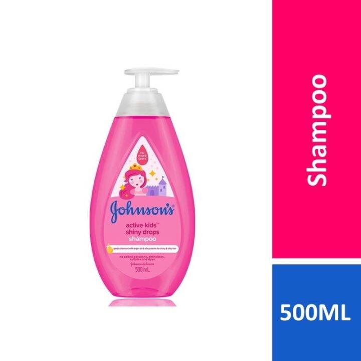 Johnson's Baby Active Kids Shiny Drops Shampoo 500ml Lazada