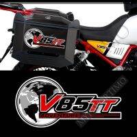 V85TT การใช้ถังสติกเกอร์ Trunk ป้องกันกระเป๋าเดินทางสำหรับ Moto Guzzi V85TT ชิ้นส่วนรถจักรยานยนต์โลโก้ Anti-Scratch