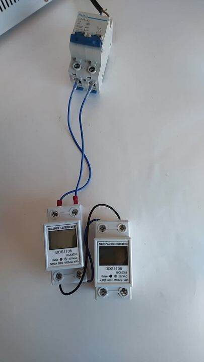 Home LCD Digital Display Power Consumption Meter Single Phase Energy ...