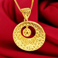 Adornment of Silver Living Vietnamese Sand Gold Compass Pendant Necklace Womens Fashion Versatile Jewelry Long Lasting Gift LC53 LC53