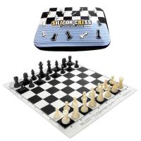 Travel Chess Set Folding Chess Board Set Chess Board Educational Toys with Game Pieces Storage Bag for Kids And Adults consistent