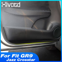 Hivotd Car Door Anti-kick Pad Storage Box Anti-dirty Cover Sticker Protection Accessories For Honda Fit GR9 Jazz Crosstar 2021