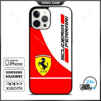 Ferari Scuderia Phone Case for iPhone 14 Pro Max / iPhone 13 Pro Max / iPhone 12 Pro Max / XS Max / Samsung Galaxy Note 10 Plus / S22 Ultra / S21 Plus Anti-fall Protective Case Cover