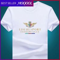 MOQOOL เสื้อยืดแบรนด์แฟชั่นแขนสั้นสำหรับผู้ชาย 2023 เสื้อยืดฤดูร้อนใหม่สำหรับผู้ชาย Ins Trend Casual Multifunction Top