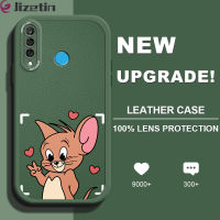 Jizetin เคสหนังสำหรับ Huawei P30 P30 Lite P30 Pro ให้ความรู้สึกเหมือนผิวที่บางเฉียบเคสหลังหนังการ์ตูนซิลิโคนนิ่มเคสปกหนังโทรศัพท์