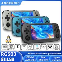 【YP】 Anbernic RG503 Handheld Video Game Console 4.95-inch Linux System RK3566 Bluetooth 5G Wif