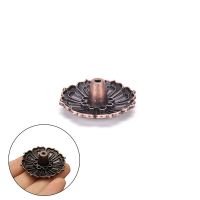 Lotus Bronze 9 Holes Censer Plate For Cone Burner Holder Incense Holder Copper Nine-hole Incense Holder Seat Copper Cone Statue