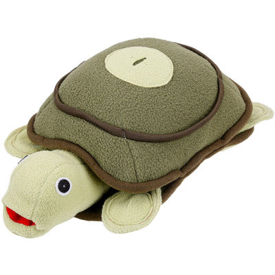 Pet Dog Slow Feeding Toy Dog Tortoise Mat Snuffle Toy Squeaky Interactive Dog Foraging Toy for Encourages Natural Foraging