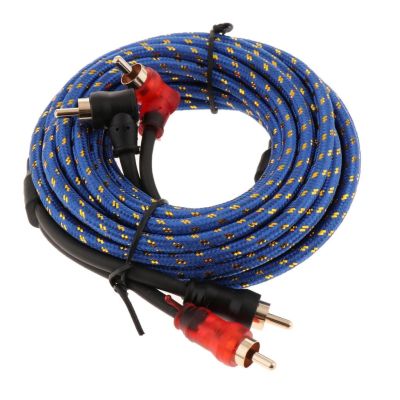 ▪✿♚ Premium Quality 4 Amplifier Installation Amp DIY Wire for Car Truck Audio Blue